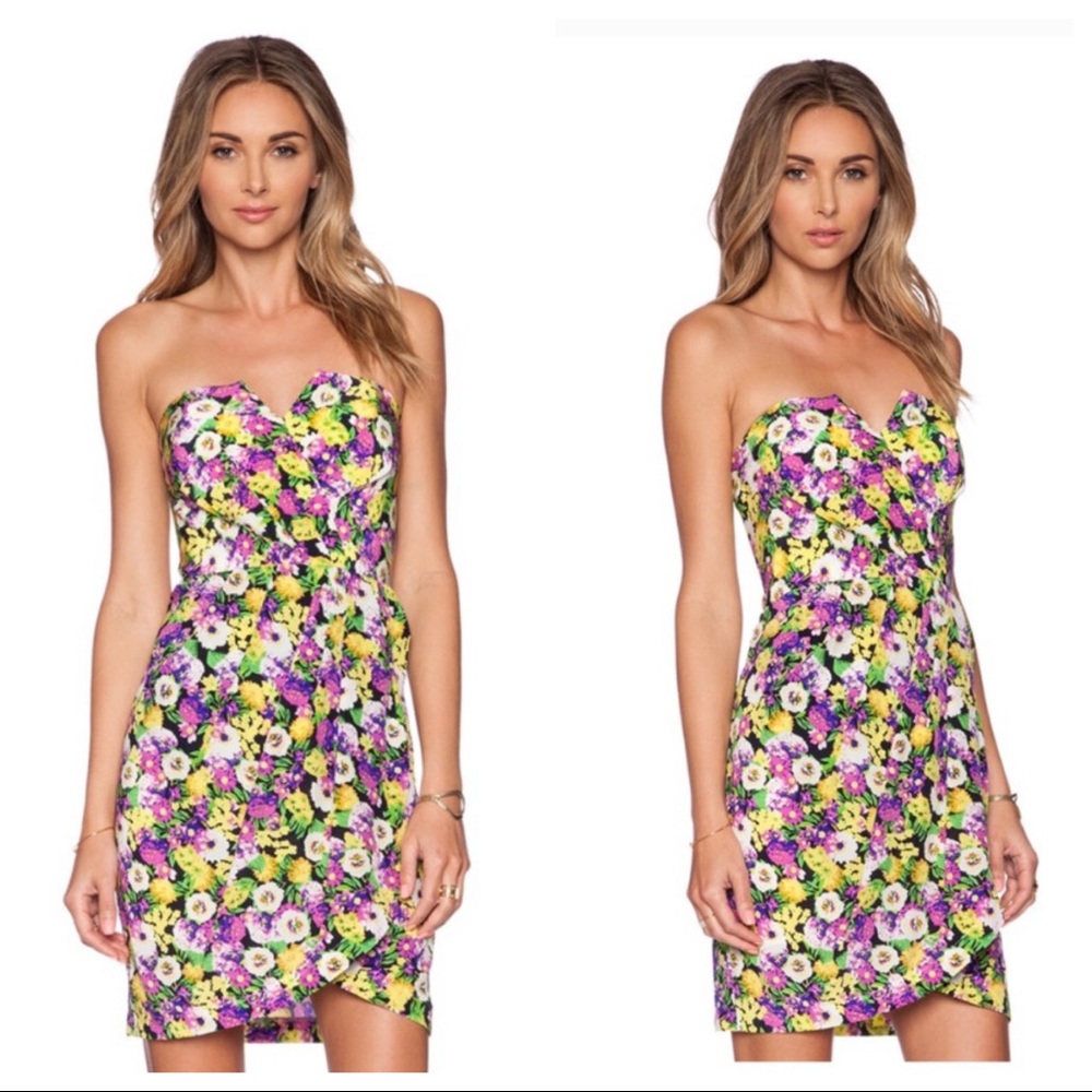 Yumi Kim silk floral date night gardenia dress